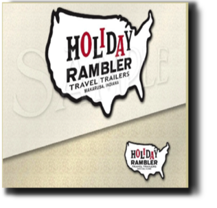 Holiday Rambler Travel Trailer Decal